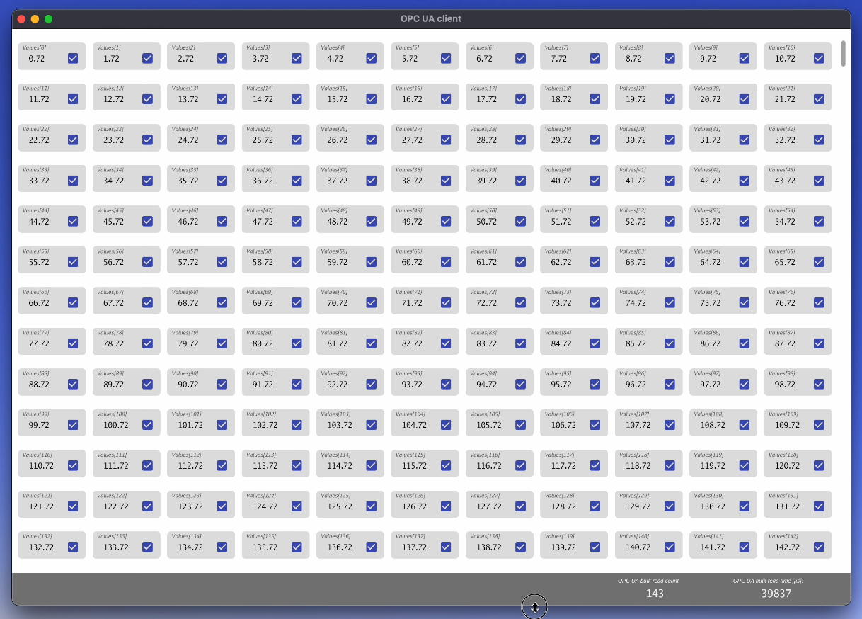 OPC UA: optimized polling